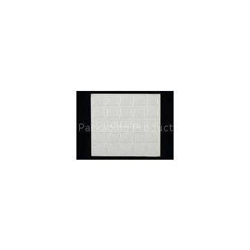 Environmental Rectangle Clear Epoxy Stickers , Transparent Epoxy Resin Stickers