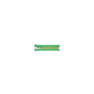 Durable Green 4# Gold Teeth Closed-End Purse Nylon Coil Zippers Close End