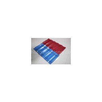 Color Steel Roof Roll Forming Machine 0.5mm Thickness Roofing Tile Cold Rolling Mill