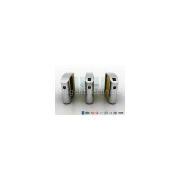 Waist Height RFID Turnstile Security Systems Automatic Flap Barrier Turn Style Door