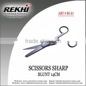 Scissors Sharp Blunt 14cm,Surgical Scissors Sharp Blunt 14cm,Bandage Scissors Sharp Blunt 14cm