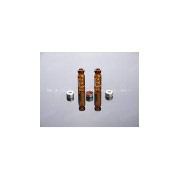 Crimp-top Vials,Aluminum Caps and septa, Wide opening ND11