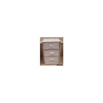 willow and wooden cabinet