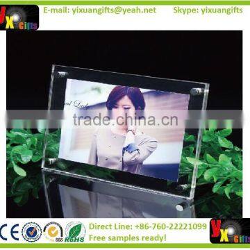 Factory price beautiful curved acrylic photo frame