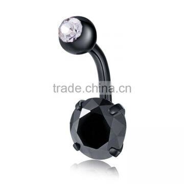 Big Fashion Crystal Magnetic Navel Button Belly Ring Display photo-3