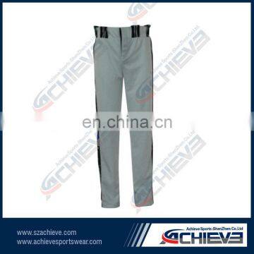 Youth custom made plus size wholesale baseball pants