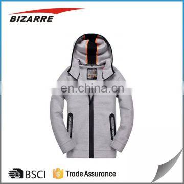 Any color available embroidery own logo dry fit sports hoodie jacket