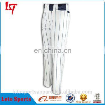 mens softball pants wholesale Custom Made dri fit fabric durable sublimation printing striped baseball pants