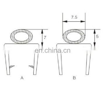 PVC Shower Door Crashproof Seal and Strip for 4mm 6mm 8mm 10mm 12mm Glass Door photo-2