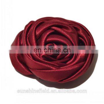 Mini Satin Rosette Flower Hair Accessory 9 Colors - 2 Inch as DIY Craft Accessories