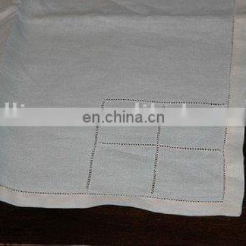 table linens with hemstitch