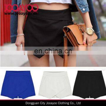 Fashion Women Irregular Tiered Culottes Skorts Shorts Skirt Slim Hot Short Pants