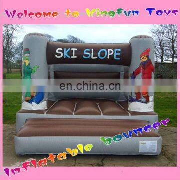 Ski slope inflatable jumper bouncer for New year