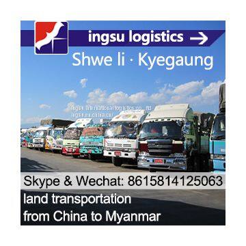 Shwe li- Myanmar cross-border logistics&transportation