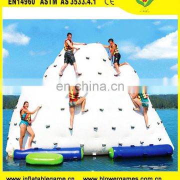 Summer water game climb iceberg inflatable floating island