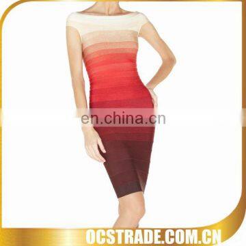 2013 New Summer Bandage Ombre Dress