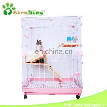 Cat Cages With Climbing Ladders & Rest Benches, Indoor Cat Home Cages in Small-Medium-Large Single-double-three Layer photo-2