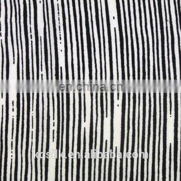 Comfortable Soft Stripe T-shirt Zebra Printed 100% Crepe Viscose Fabric for Shirts and Blouses photo-2