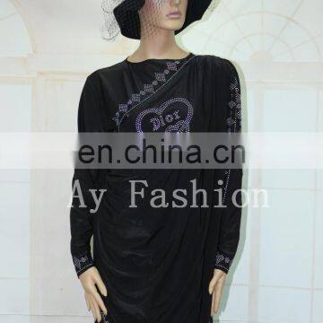 Islamic Clothing 100%polyester Fabric Material Muslim Arab Thobe Thawb Robe Abaya photo-3