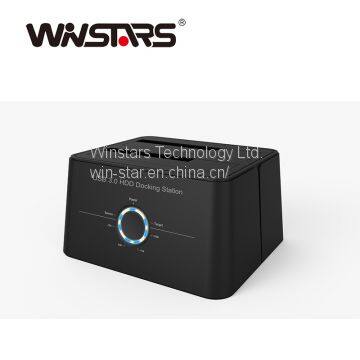 Winstars USB-C Dual Bay Docking Station for 2.5&3.5 photo-2