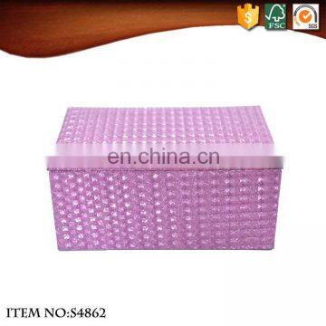 Dongguan custom made jewelry cardboard box with foam insert wholesale