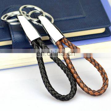 Hot Sale pu Woven Wristband Key Chain/keychain photo-3