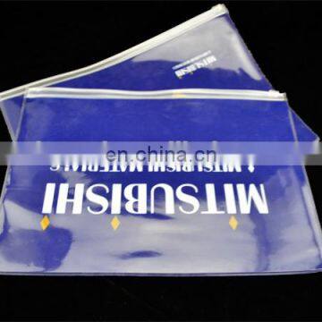 Promotional Resealable Custom A4 Plastic Zipper Bag