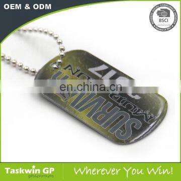 Antique Custom Personalized Stamps Pink Enamel Game Animation Printing Metal Dog Tag photo-2