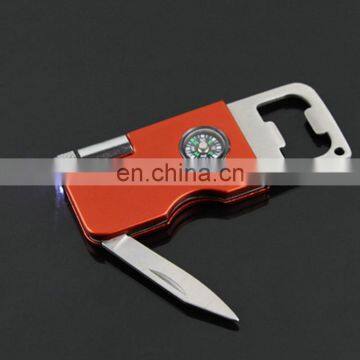 multifunction led knife stainless steel bottle opener