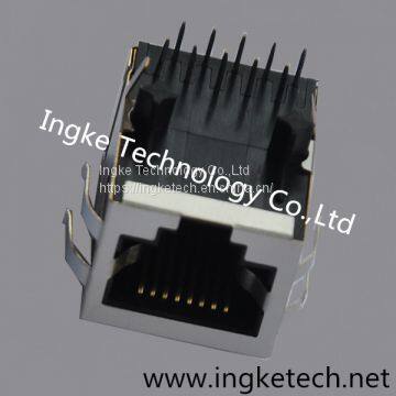 J0011D21NL Through Hole rj45 connector with integrated magnetics