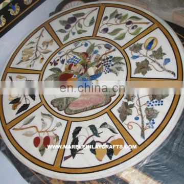 Stone Inlaid Table Top