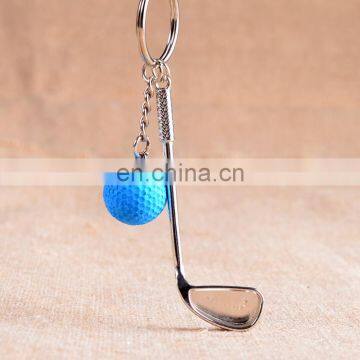 Custom Sport Key Holder Golf Keyring Metal 3d Mini Golf Ball Keychain for Golf Club Professional Game Gifts photo-6