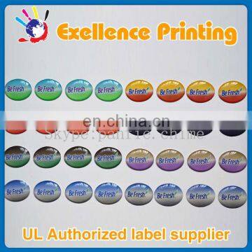 Different Colors of Costom Clear Epoxy Resin Dome Sticker photo-2