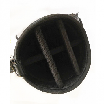 2019 New Black/white Contracted PU Leather Barrel Golf Club Bag photo-5