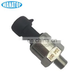 New Stainless Steel Pressure Sensor Transducer Sender 100PSI 100 PSI For Oil Fuel Air Water