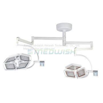 AG-LT024(3+4) Manufacturer medical OT light operation hospital double head surgical shadowless lamp led operating lamp