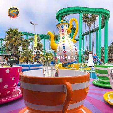 Best Selling Amusement Park Rides Kiddie Electric Games Coffee Cup Attractions