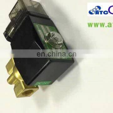 Welding machine gas solenoid valve