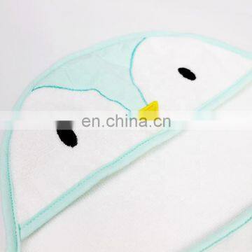 3D Animal Design Soft Baby Wearable Hooded Towel Cute Hooded Bath Towel for Baby photo-5