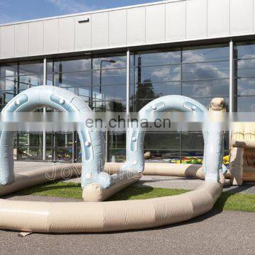 Western Theme Inflatable Barrier Go Karts Racing Game Outdoor Inflatable Speedway Race Track photo-3