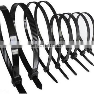 Hampool High Quality Black 9.0*820MM Eco Flexible Self-locking Nylon Plastic Cable Tidy photo-2