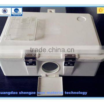 SMC water meter enclosure, glass fiber case for watermeter, FRP customize box