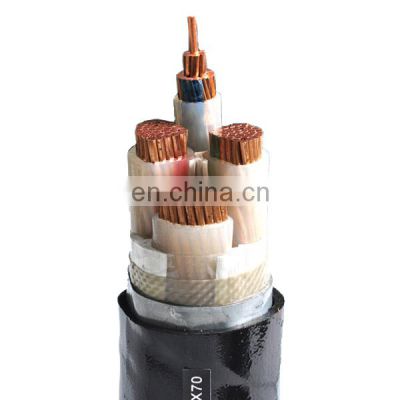 Electrical medium voltage XLPE insulated PVC jacket power cable 0.6/1KV 450/750V 350/500V