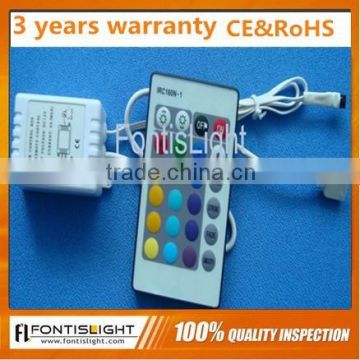 IR Controller for RGB strip light with 24keys use for Non-waterproof led strip light