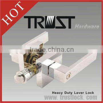 China heavy duty bath room polished chrome factory manufacture lever lock