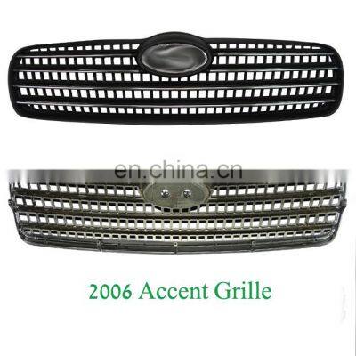 Bright Chrome Car Bumper Grille For Accent 2006