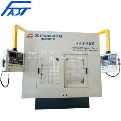 Jinan Customized CNC Double-Spindle Round Parts Drilling Machine Model FLZ500-30-2 Exported to Russia photo-3