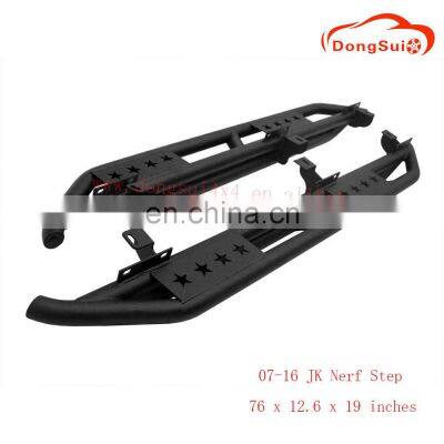 Factory Direct Four Doors Steel 4X4 SUV Side Bar Nerf Steps 2007+