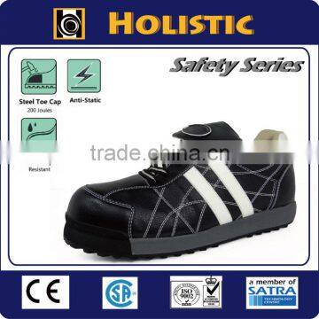 Anti-statics Casual Style Leather Safety Shoes