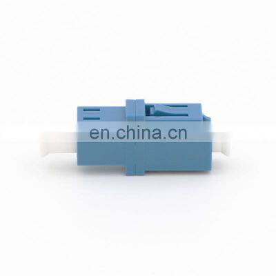 LC/UPC to LC/UPC Simplex Singlemode Plastic Fiber Optic Adapter with Shutter